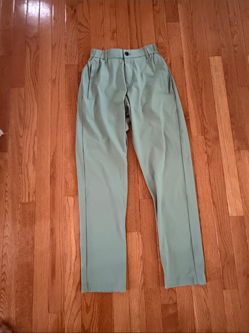 Men's Slim Chinos in Sage Green
